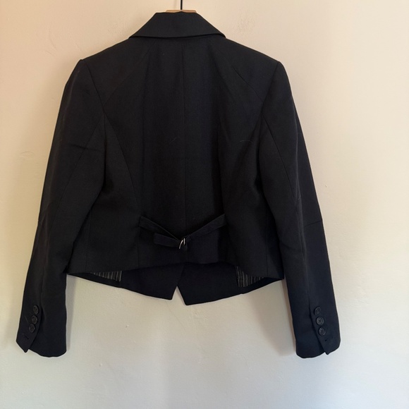 Free People Betty Padded Shoulder Double Breasted Blazer - Picture 6 of 9